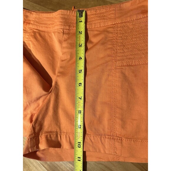 Trina Turk Orange Hot Mini Shorts Size 4 Summer Vacation Resort Beach - Picture 9 of 9